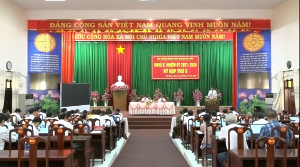 Hội đồng nhân dân huyện Bù Đốp tổ chức kỳ họp cuối năm 2022