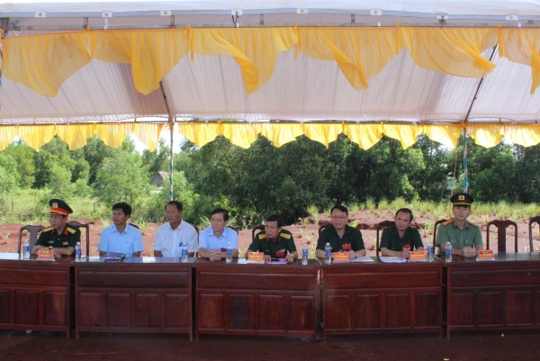 Xã Thanh Hòa tổ chức diễn tập phòng thủ dân sự trong chủ động phòng chống thiên tai tìm kiếm cứu nạn tại.
