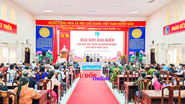 Đại hội các dân tộc thiểu số huyện Bù Đốp lần thứ IV năm 2024 (phiên thứ nhất)