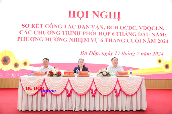 Ban dân vận tỉnh ủy sơ kết công tác dân vận 6 tháng đầu năm