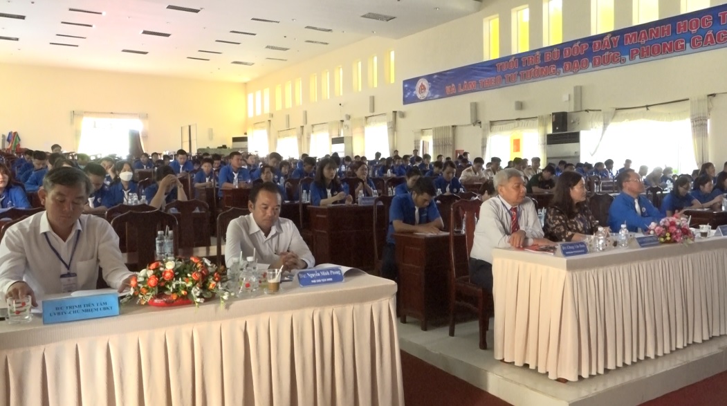 Đại hội Đoàn TNCS Hồ Chí Minh huyện Bù Đốp nhiệm kỳ 2022-2027 phiên thứ nhất.